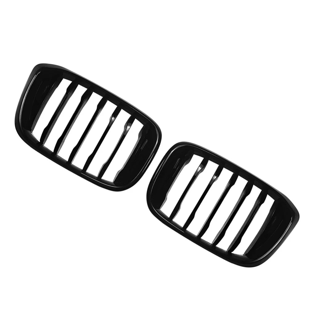 Glossy Black Front Kidney Middle Grille Grill For BMW X3 G01 X4 G02 2018-2021
