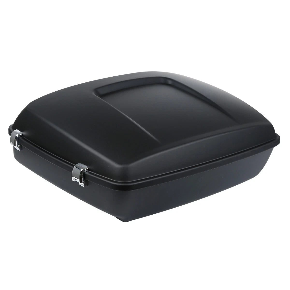 Matt Black Chopped Trunk Pad Solo Rack Fit For Harley Touring 14-25 23