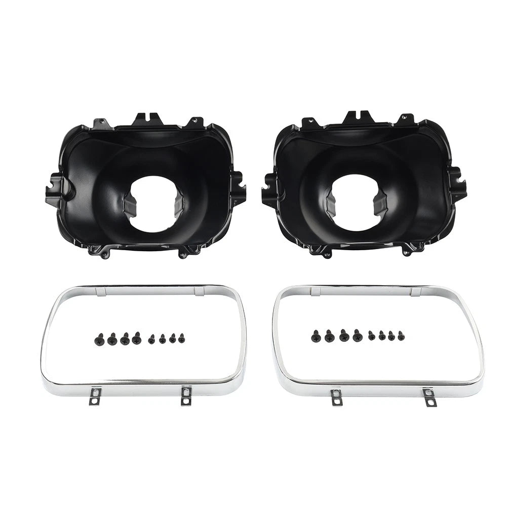2PCS Headlight Mounting Bucket Kit For Chevrolet Express GMC Cadillac