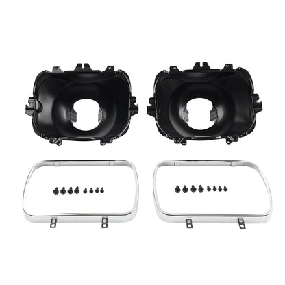 2PCS Headlight Mounting Bucket Kit For Chevrolet Express GMC Cadillac