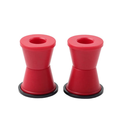 Handlebar Clamp Mount Bushings For CRF YZF RMZ KLX KX Dirt Pit Red+Black
