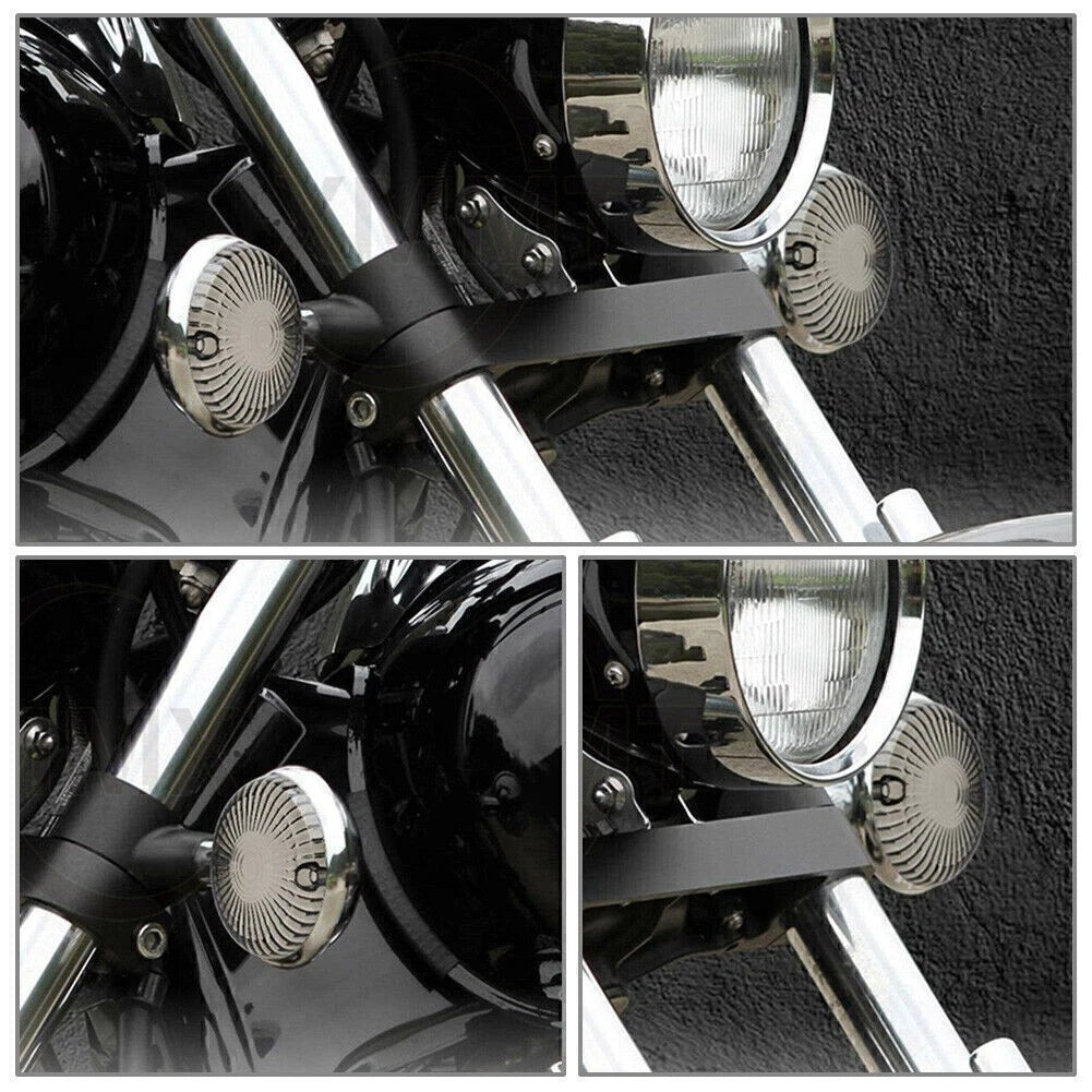 4x Turn Signal Lens Smoke Cover Fit Yamaha Road Star/V Star 1100 /Vmax 1200 1700