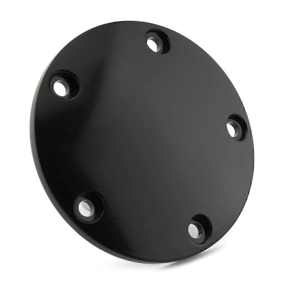 Black Domed Timing Points Cover for Harley Twin Cam Softail Dyna Touring 1999-17
