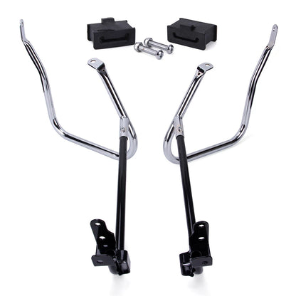 Saddlebag Bracket Guard Bars For Harley Touring Street Road Glide FLHX 2014-2023