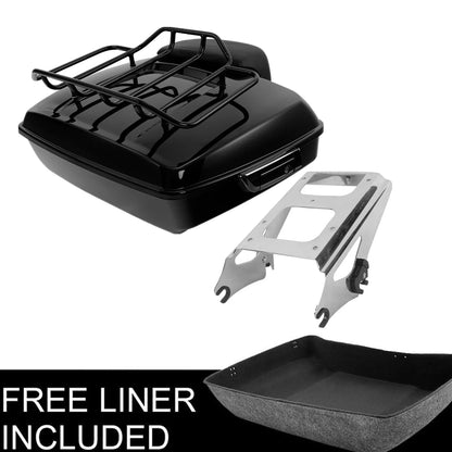 Chopped Trunk Rack Fit For Harley Touring Electra Glide 09-13 TCMT