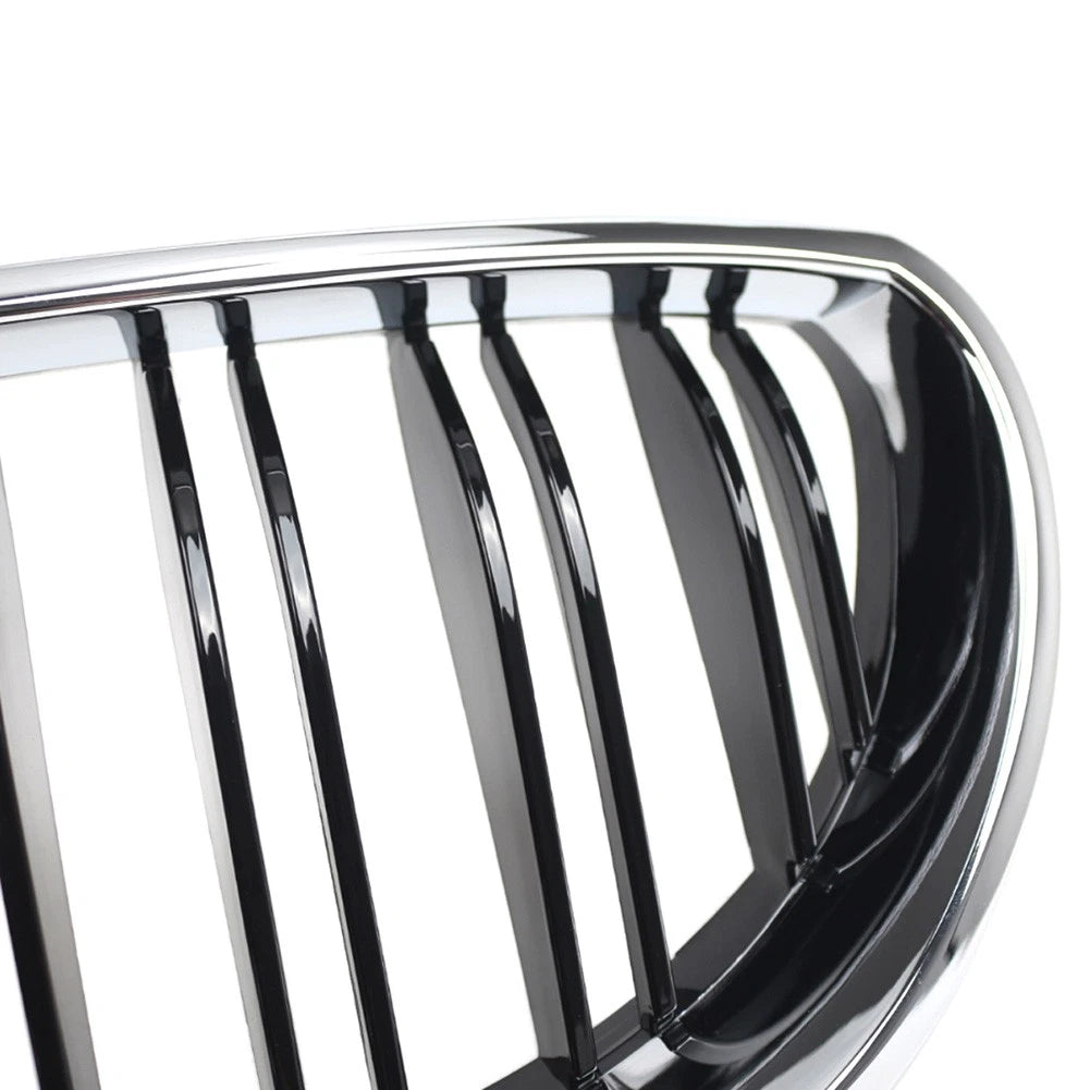 Front Bumper Hood Kidney Grille For BMW 5-Series E60 Sedan E61 Touring 2003-2010