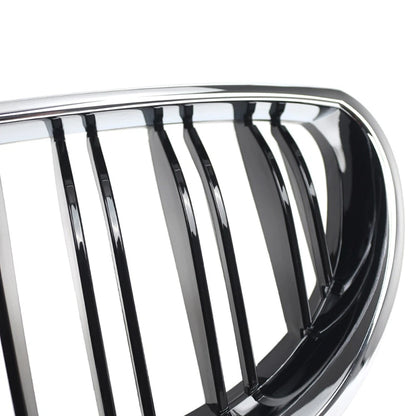 Front Bumper Hood Kidney Grille For BMW 5-Series E60 Sedan E61 Touring 2003-2010