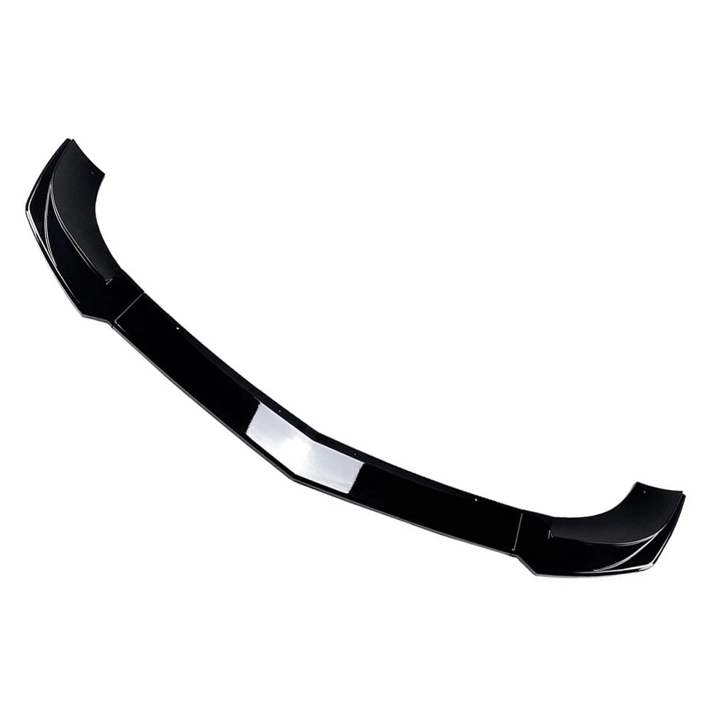 Front Bumper Spoiler For Mercedes Benz C Class W204 S204 Facelift 11-14 Black