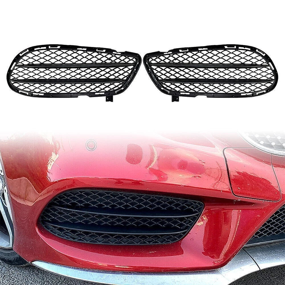 Front Bumper Fog Lamp Grille For Mercedes Benz CLS-Class C218 CLS260 300 15-17