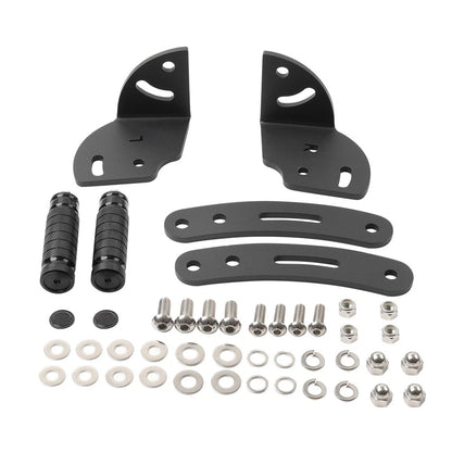 Black Highway FootPeg Adjustable Foot Rest Kit For Can Am Spyder F3 2015-2025