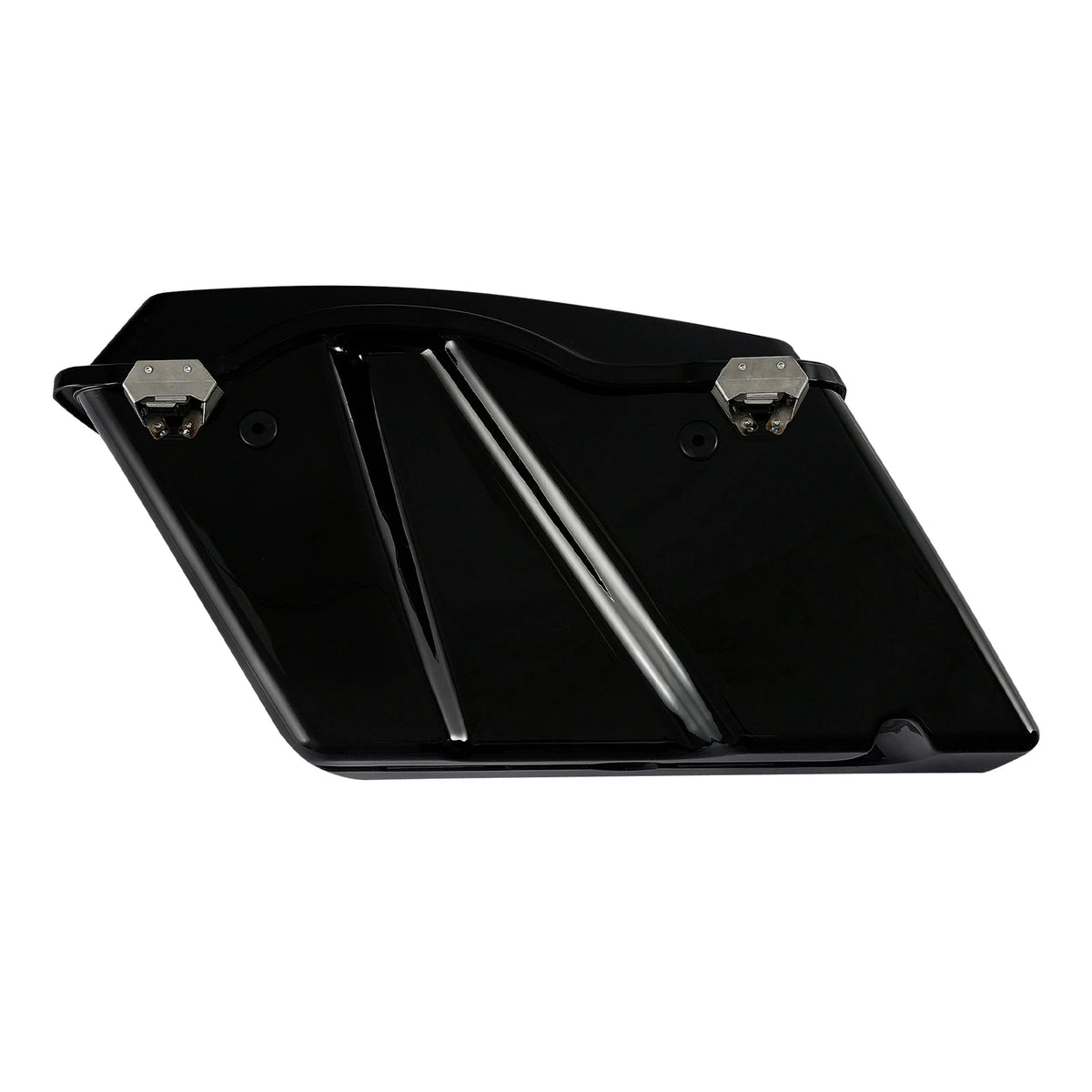 Hard SaddleBags w/Conversion Bracket Fit For Harley Softail Fatboy 1984-17 16 15