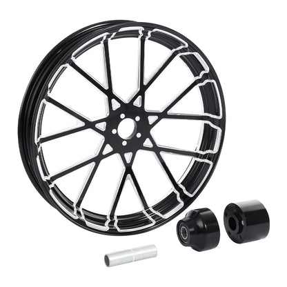 21'' Front Wheel Rim Single Disc Hub &Fender Fit For Harley Touring 2008-2025 US