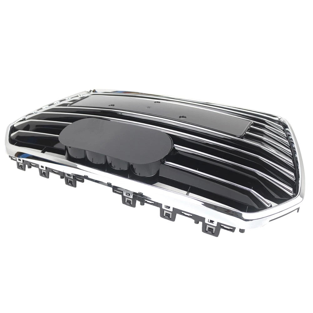 1 Piece Front Bumper Grille Radiator Grill Chrome For Audi A6 S6 C7 2016-2018
