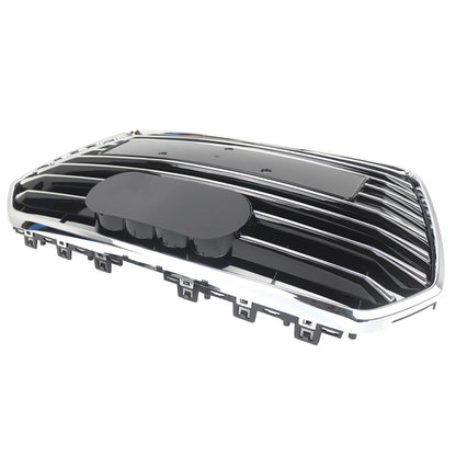 1 Piece Front Bumper Grille Radiator Grill Chrome For Audi A6 S6 C7 2016-2018