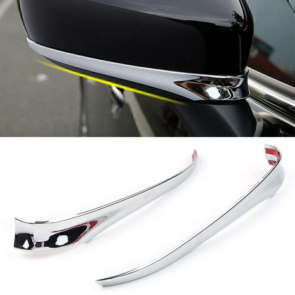 Chrome Side Door Rear View Mirror Cover Trim Strip For Mazda 6 Atenza 2013-2017
