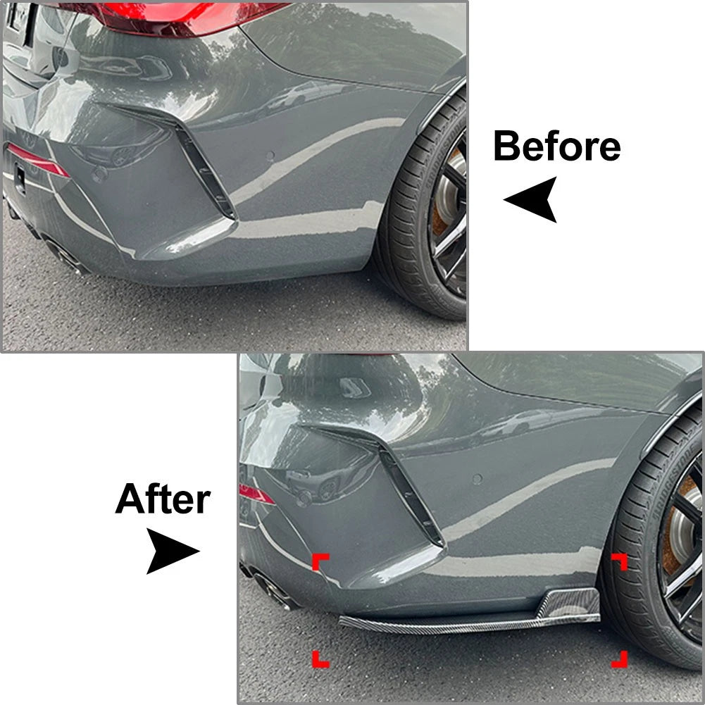 Rear Bumper Corner Protector Spoiler Cover For BMW 4 Series G22-23 M Sport 20-23
