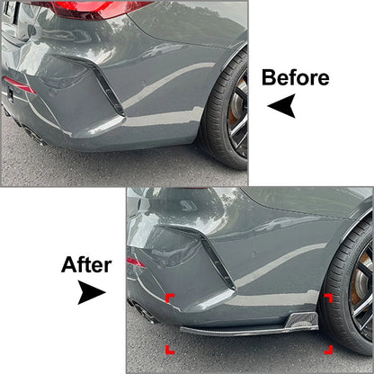 Rear Bumper Corner Protector Spoiler Cover For BMW 4 Series G22-23 M Sport 20-23