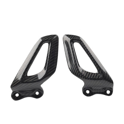 Carbon Fiber Rearset Footrest Plate Heel Guard For BMW S1000RR19-24 M1000RR 21+