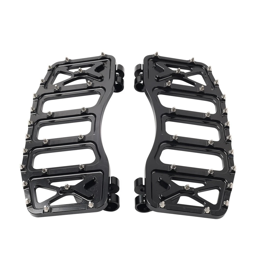 2pcs Front Foot Pedal For Harley Touring 86+ Softail FL 86-17 Dyna FLD 2012-16