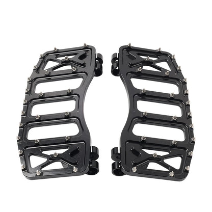 2pcs Front Foot Pedal For Harley Touring 86+ Softail FL 86-17 Dyna FLD 2012-16