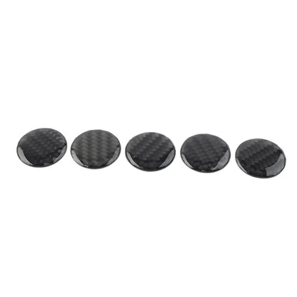 5 Pcs Door Handle Push Button Knobs Cover Trim For Jeep Wrangler JK 2007-2017