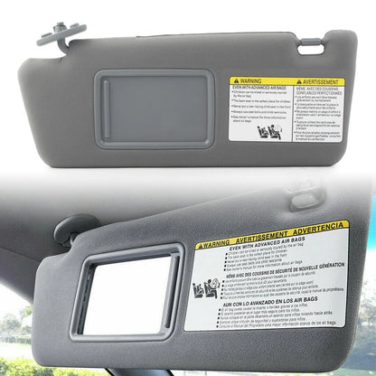 1x Left Side Sun Visor for Toyota Tacoma 2005-2015 W/O Light 74320-04181-B1 Gray