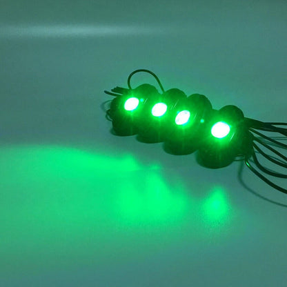 Pods RGB LED Rock Light Offroad Wireless Bluetooth Remote Controller Lamp 4PCS