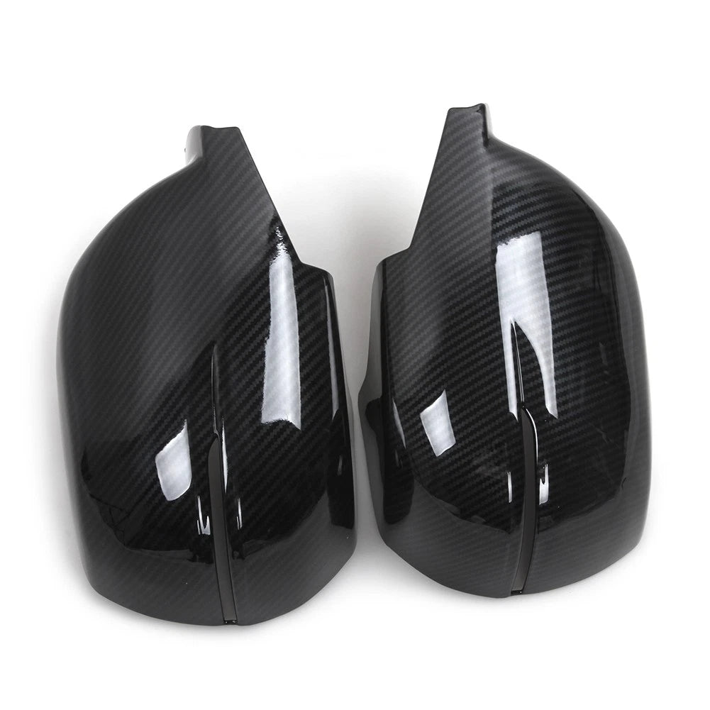 Carbon Fiber style Rearview Side Mirror Cover Caps Trim For Honda CR-V 2017-2019