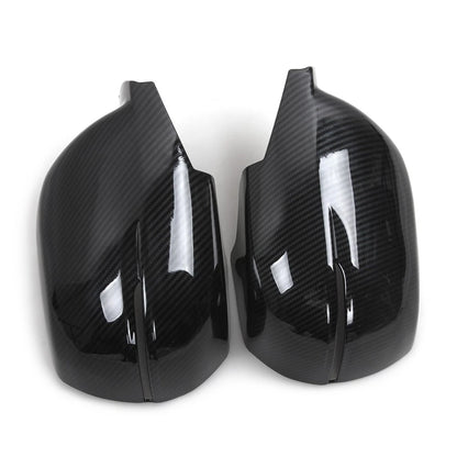 Carbon Fiber style Rearview Side Mirror Cover Caps Trim For Honda CR-V 2017-2019
