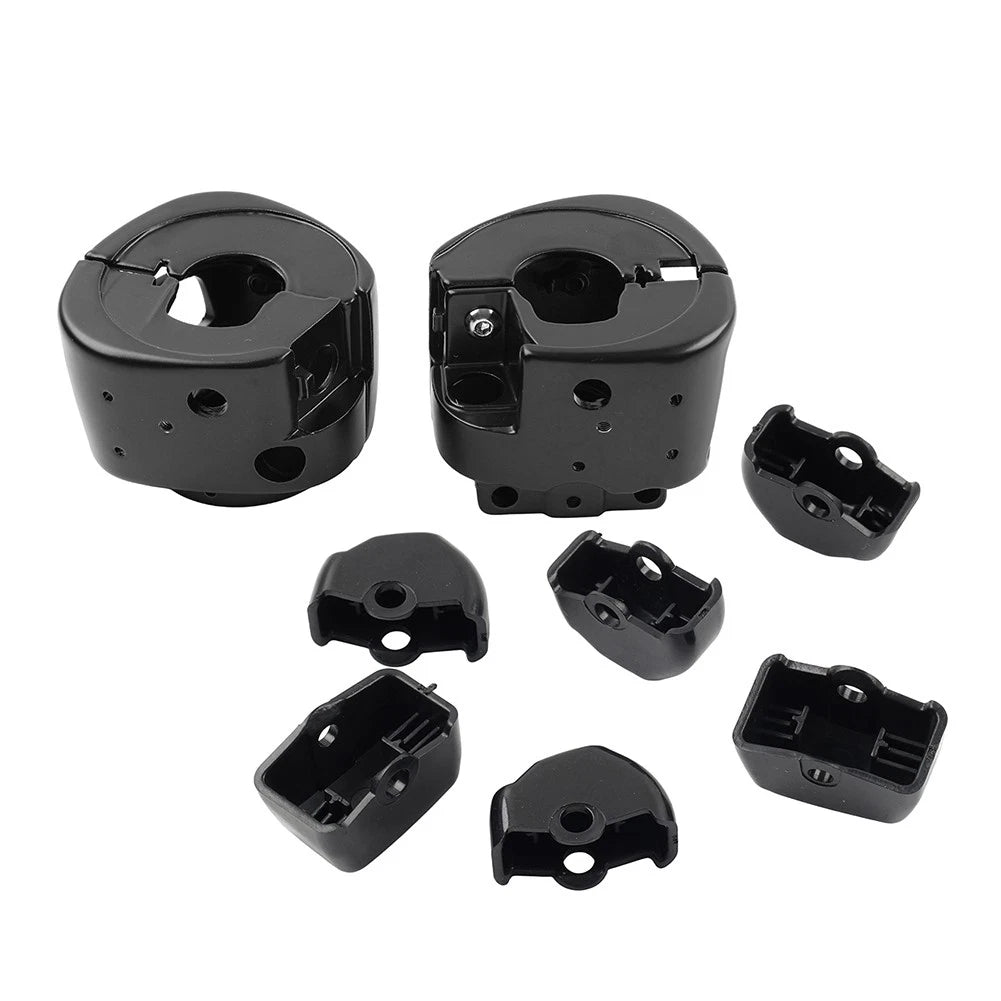 Hand Control Switch Housing Cover W/ Button Cap For Harley Vrod Dyna Sportster