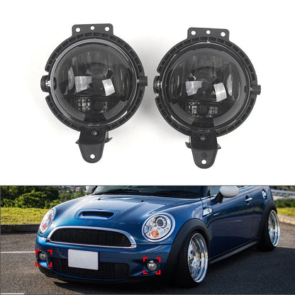 2x Smoked Black Front Fog Light No Bulbs For BMW Mini R55 R56 R57 R58 R59 06-14