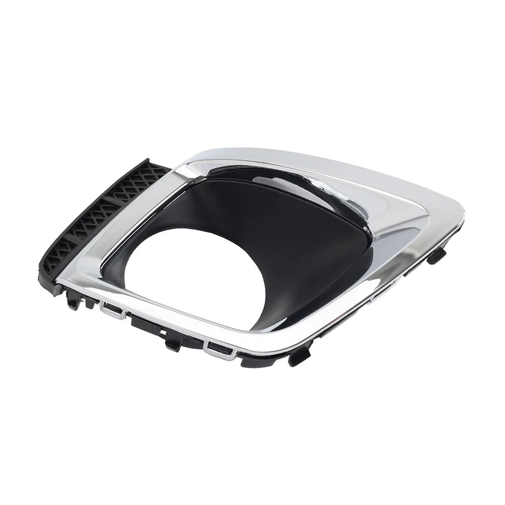 Front Bumper Fog Light Bezel Chrome+Black For Subaru Forester 2014-2018 Right