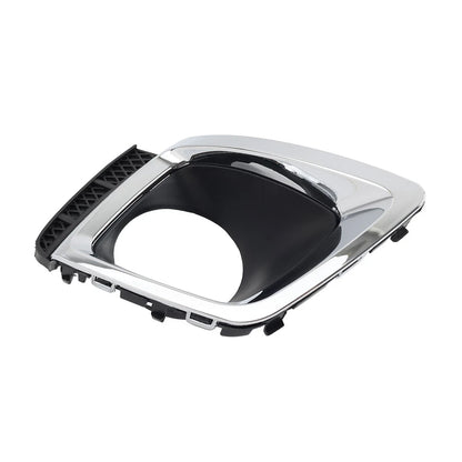 Front Bumper Fog Light Bezel Chrome+Black For Subaru Forester 2014-2018 Right
