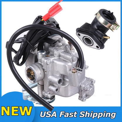 Performance Carburetor Carb Moped Scooter For 50cc 49cc Gy6 Motorcycle 18mm ATV