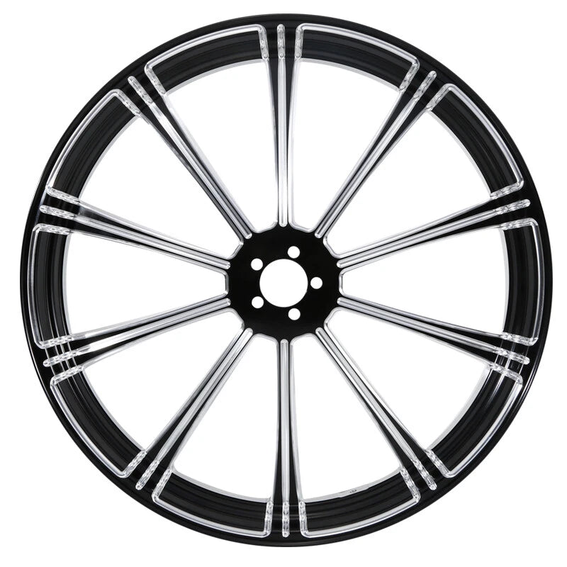 23" Front Wheel Rim Dual Disc Wheel Hub For Harley Street Glide Non ABS 97-21 20