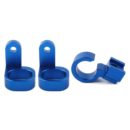 3PCS Front & Rear Brake Hose Line Clamp Fit For Suzuki DRZ400SM 2005-2024 Blue