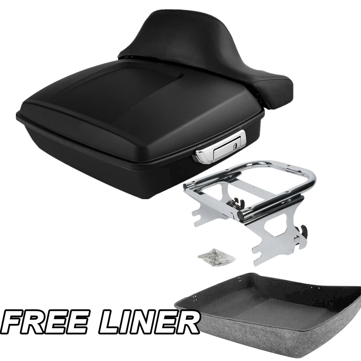 Matt Chopped Trunk Mount Rack Fit For Harley Electra Glide 1997-08