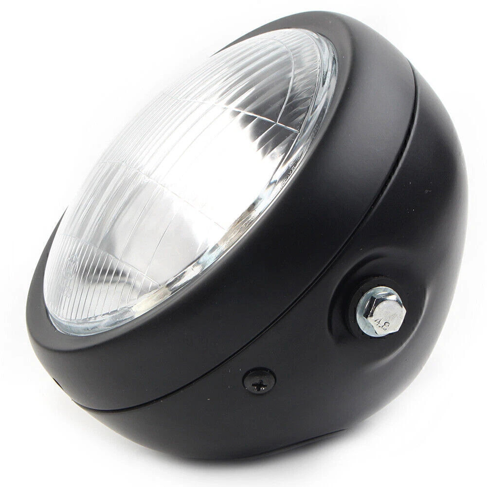 5.75" Retro Headlight Light Lamp Fit For Harley Dyna FXDL Softai Sportster White