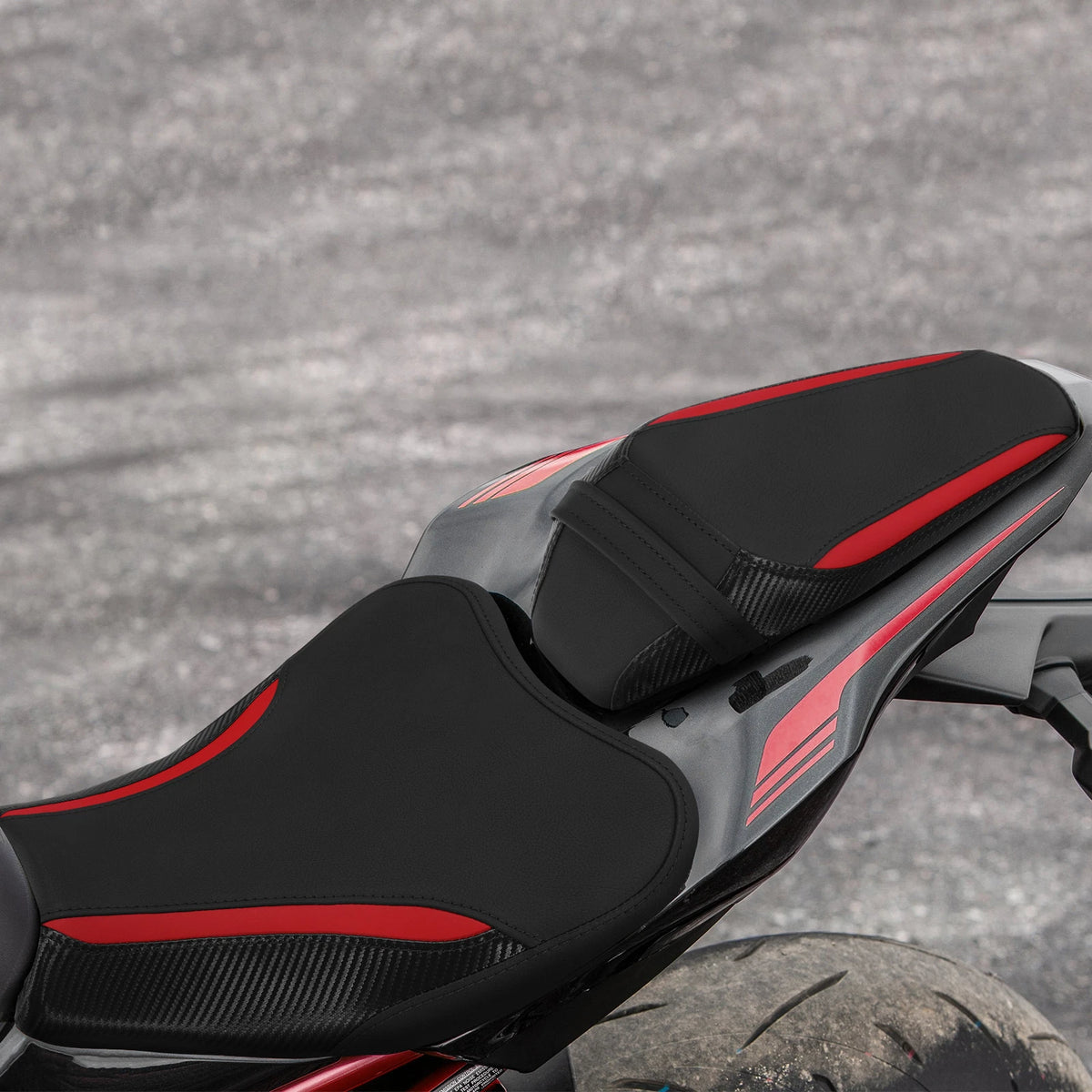 Rider Driver Passenger Seats Fit For Kawasaki Z900  Z 900 2017-2023 22 Black Red