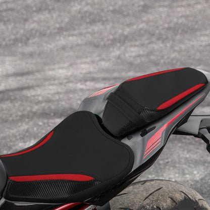 Rider Driver Passenger Seats Fit For Kawasaki Z900  Z 900 2017-2023 22 Black Red