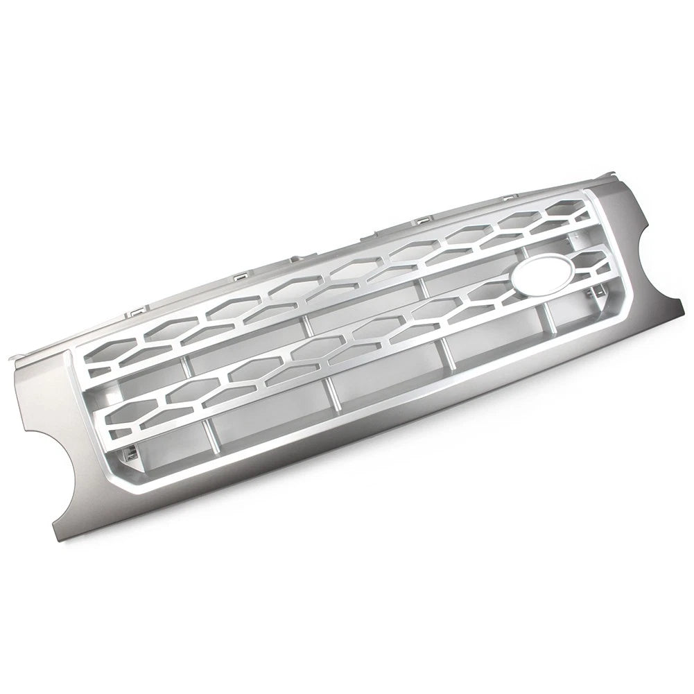 Gray Silver Front Grille Bumper Mesh For Land Rover Discovery LR3 2005-2009 2007