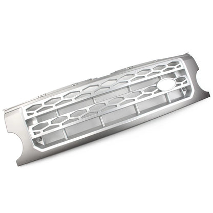 Gray Silver Front Grille Bumper Mesh For Land Rover Discovery LR3 2005-2009 2007
