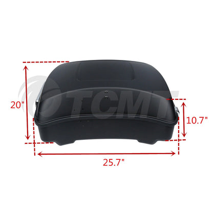 Matt Chopped Trunk Mount Rack Fit For Harley Electra Glide 1997-08