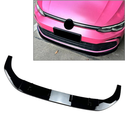 3xFront Splitter Spoiler Lip Body Kit For VW Golf MK8 GTD GTE R-Line 20+