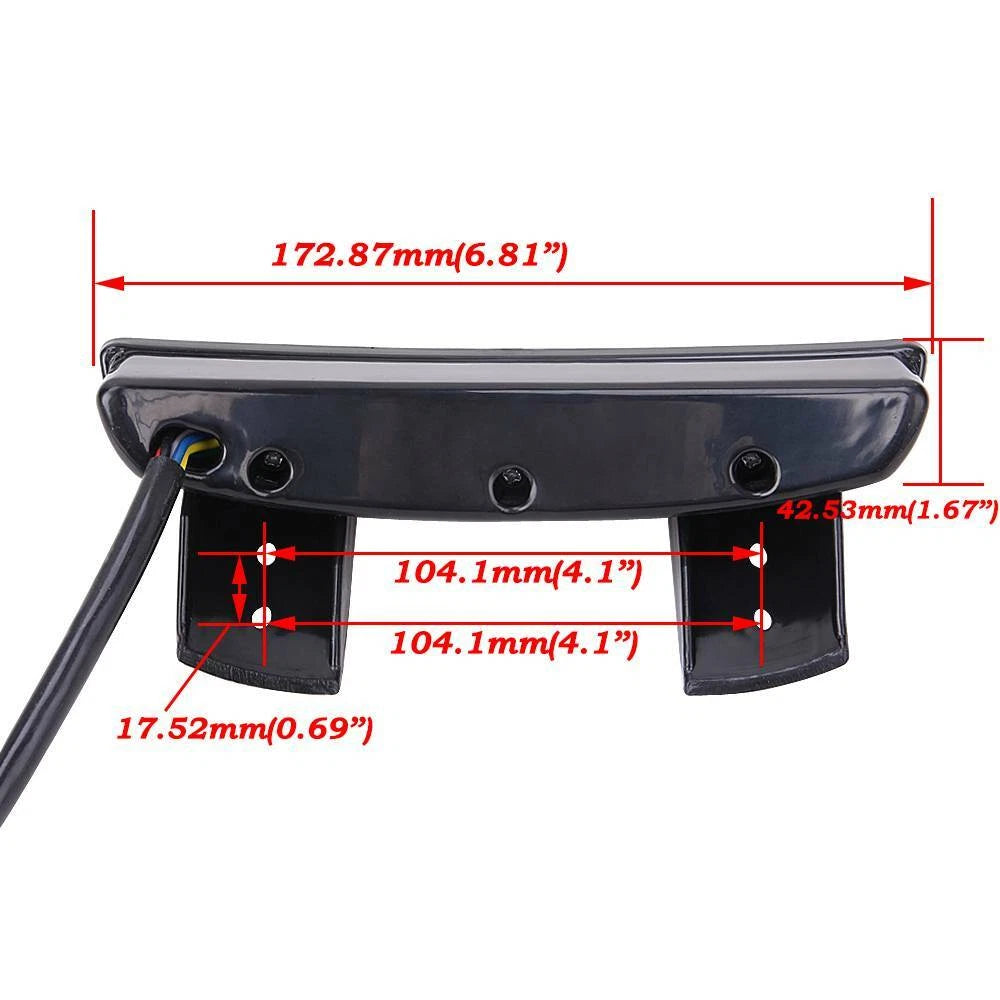 Smoke LED Brake Tail Light Turn Signal For Harley Sportster 883 1200 Forty Eight