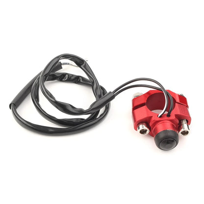 Universal Rotating Bar Clamp Start Stop Kill Switch Button fit 7/8" 22 Handlebar