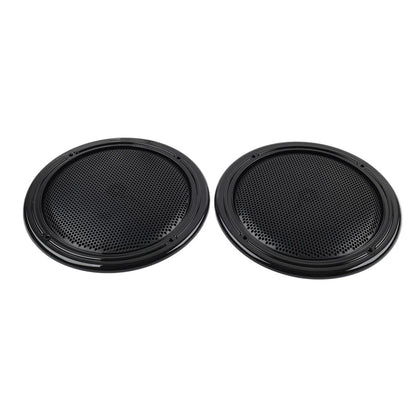 4X Black Rear Tour Pack Speaker Pod Grilles Fit Harley Road Tri Glide FLTRU