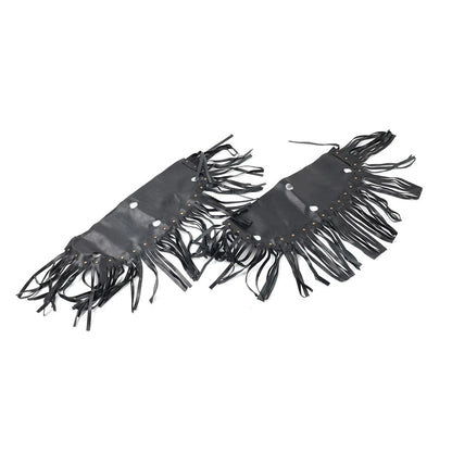 Motorcycle Front Rider Floorboard Fringe Covers For Honda For Yamaha For Harley
