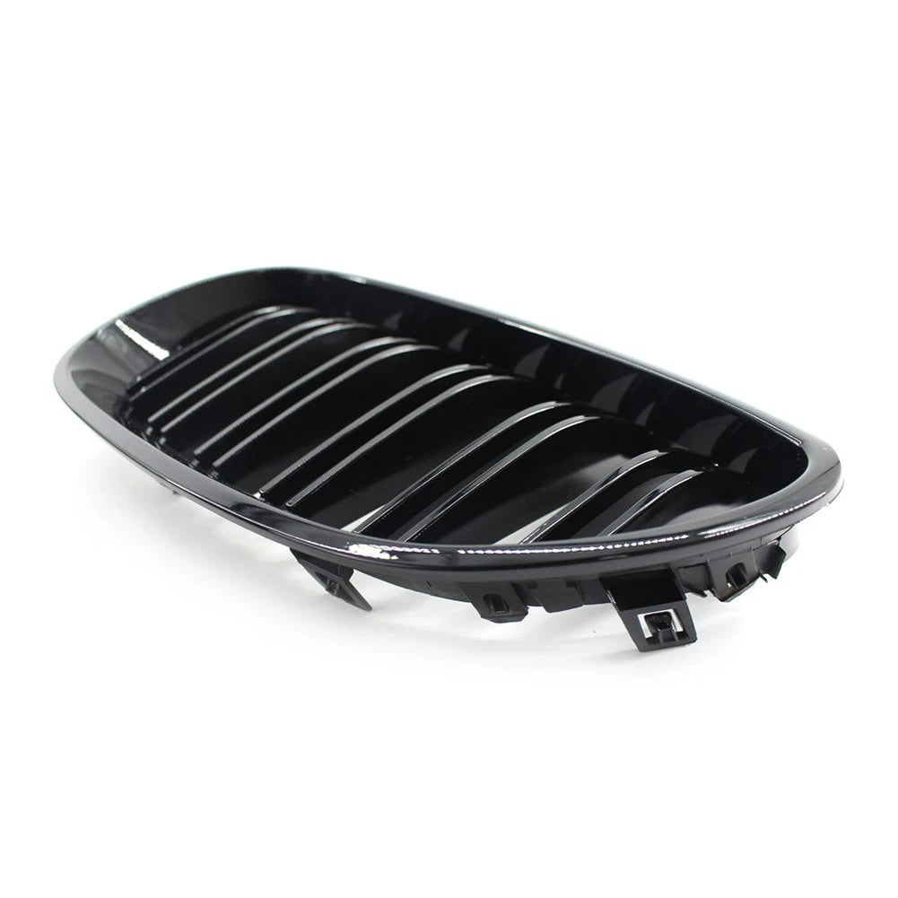 2 x Gloss Black Car Front Grilles Fit For BMW 5 Series E60/E61 2003-2009