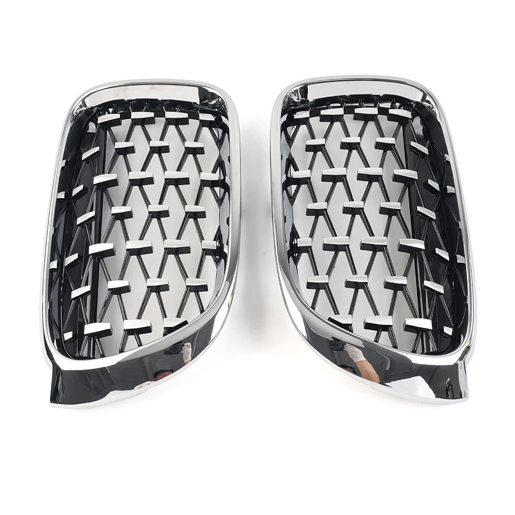 1 Pair Front Bumper Kidney Grille For BMW X3 F25 X4 F26 2014-2017
